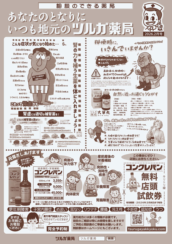 今月の折込チラシ